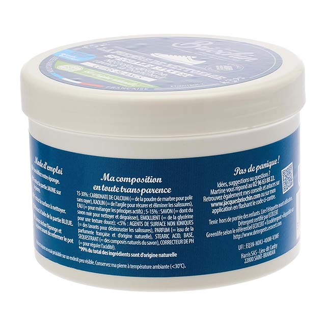 Jacques Briochin Pierre Flocon Blanche Special Sneakers – 200g EcoCert Certified Unscented Natural Formula