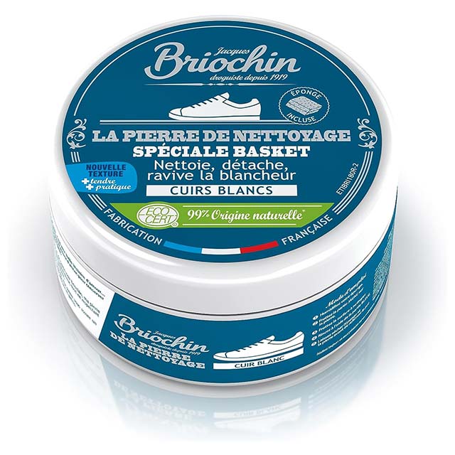 Jacques Briochin Pierre Flocon Blanche Special Sneakers – 200g EcoCert Certified Unscented Natural Formula