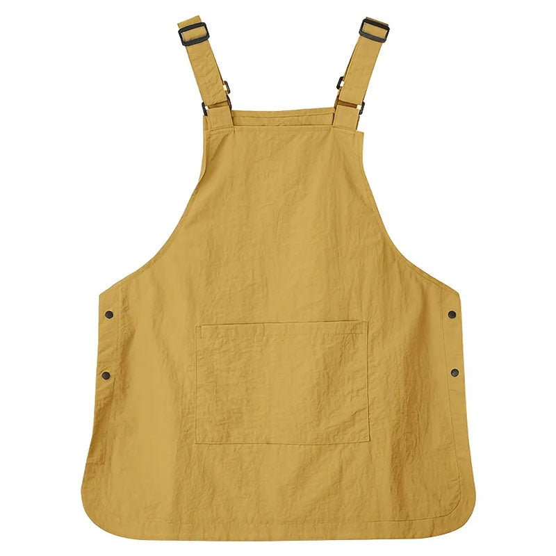 Japanese Waterproof Workwear Apron – Professional Unisex Apron for Barbers, Coffee Shops, and Outdoor Catering – Minimalist Kitchen Uniform