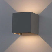 K-Bright 7 W Indoor – Outdoor Wall Light with Adjustable Beam Angle LED Wall Lights 3000 K Warm White Waterproof IP65 Wall Light for Living Room, Bedroom