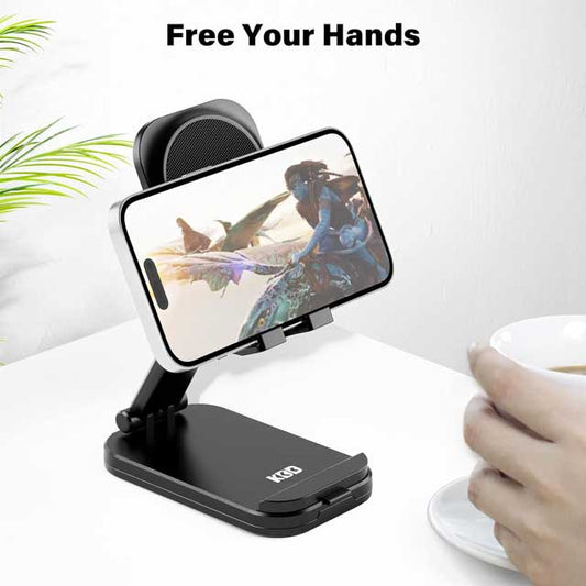 KDD Adjustable Gooseneck Tablet Holder &amp; iPad Stand – Flexible Arm Cell Phone &amp; Tablet Mount for Desk &amp; Bed with Headphone Hanger
