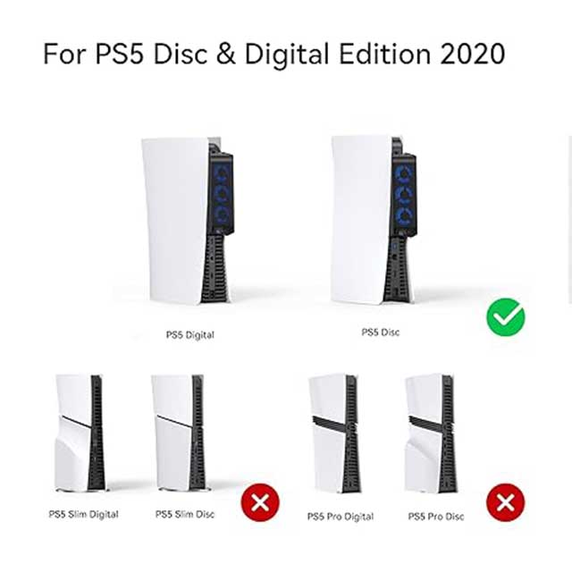 KIWIHOME Ultra Quiet PS5 Cooling Fan