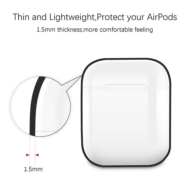 KOKOKA Airpods Case Cover Compatible with AirPods 2 - Silicone Shockproof Airpods Case Cover