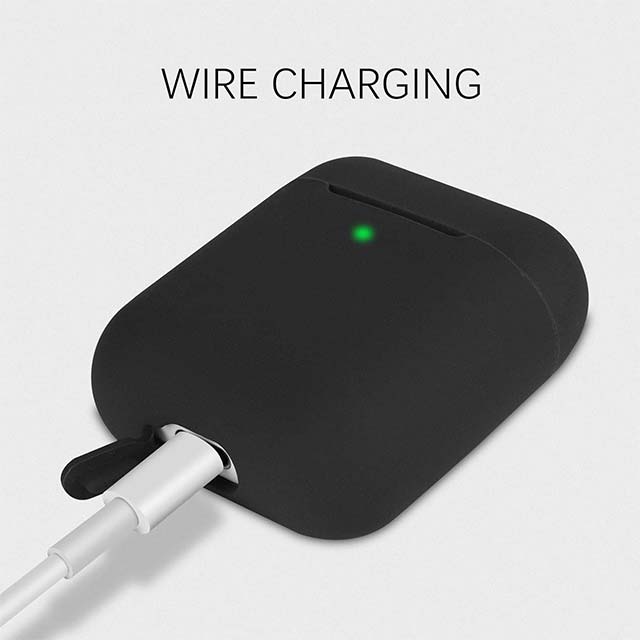 KOKOKA Airpods Case Cover Compatible with AirPods 2 - Silicone Shockproof Airpods Case Cover