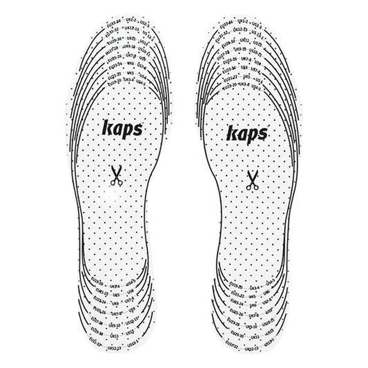 Kaps Frotte Kids European Extra Comfortable Shoe Insoles – Shock &amp; Sweat Absorbing Terry Cloth, Custom Cut-to-Fit Replacement/Add-On Soles for Kids