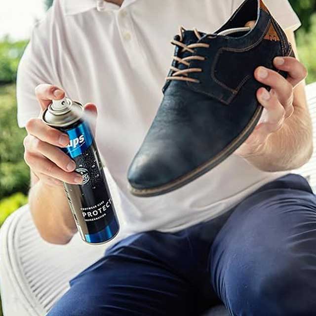 Kaps Protector Fluor-Free Shoe &amp; Boot Spray – 400 ml Water Repellent for Leather &amp; Fabric