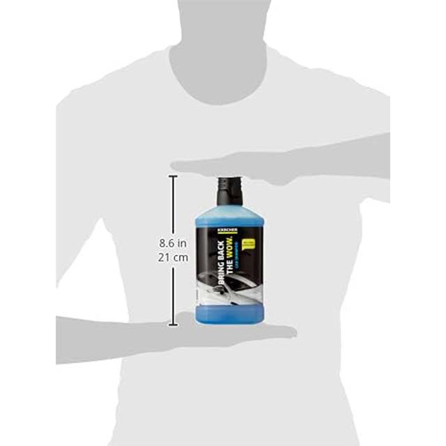 Kärcher 3-in-1 Car Shampoo Detergent for Pressure Washers 1L – Premium Auto &amp; Outdoor Cleaning Solution