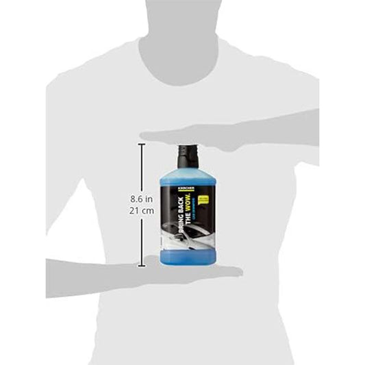 Kärcher 3-in-1 Car Shampoo Detergent for Pressure Washers 1L – Premium Auto &amp; Outdoor Cleaning Solution