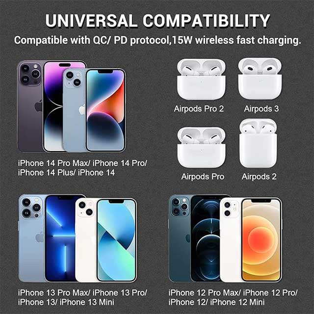 Kdely 15W Fast Wireless Charger