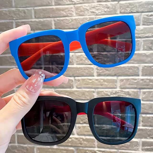 Kids Folding Sunglasses – UV400 Square Shades for Boys & Girls | Brand Design Outdoor Eyewear