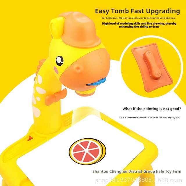 Kids LED Projector Drawing Table – Educational Painting & Learning Toy Set with Art Board