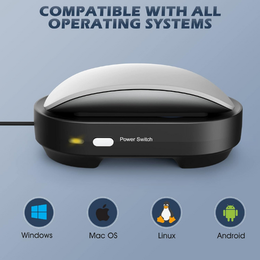 KissYee Automatic Mouse Jiggler with ON/OFF Switch and USB Port – Keeps Cursor Active for Computer & Laptop