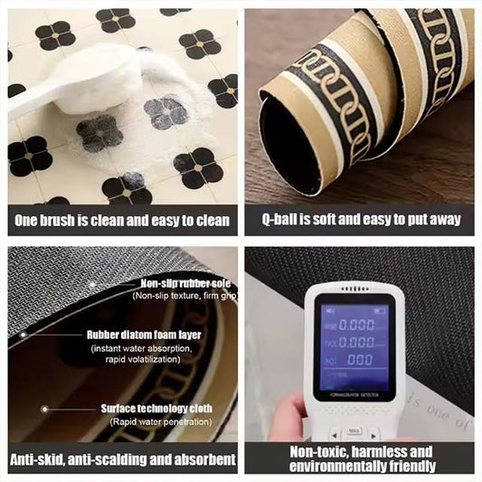 Absorbent Kitchen Drying Mat – Drainage Mat for Cups, Bottles, Tableware &amp; Coffee Bar