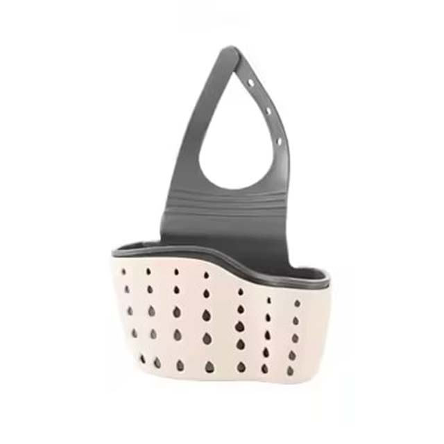 Adjustable Hanging Sink Holder – Drain Basket Organizer for Soap, Sponge & Faucet Storage