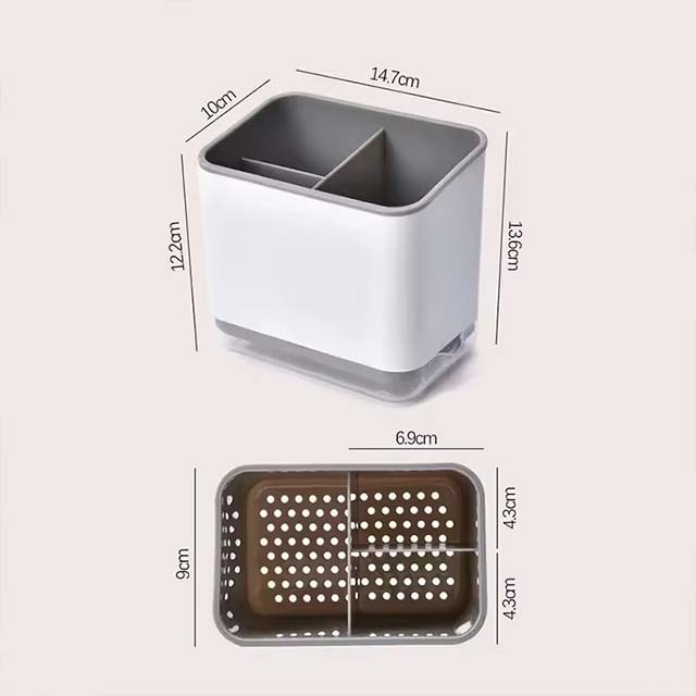 Kitchen Storage Dish Drying Rack – Drainer Shelf & Organizer for Home & Bathroom Use