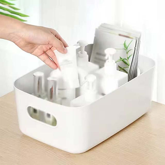 Boîte de rangement portable en plastique – Organisateur multifonctionnel pour la cuisine, le bureau, les petits objets, les cosmétiques et les collations