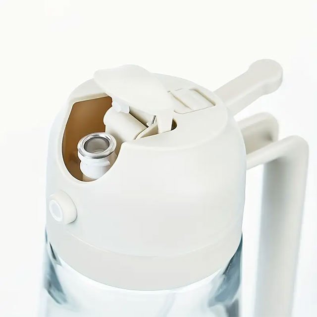 KitchenCraft Leak-Proof Bottle with Pour Spout – BPA-Free Plastic Dispenser for Oil, Vinegar, Sauce & Seasoning