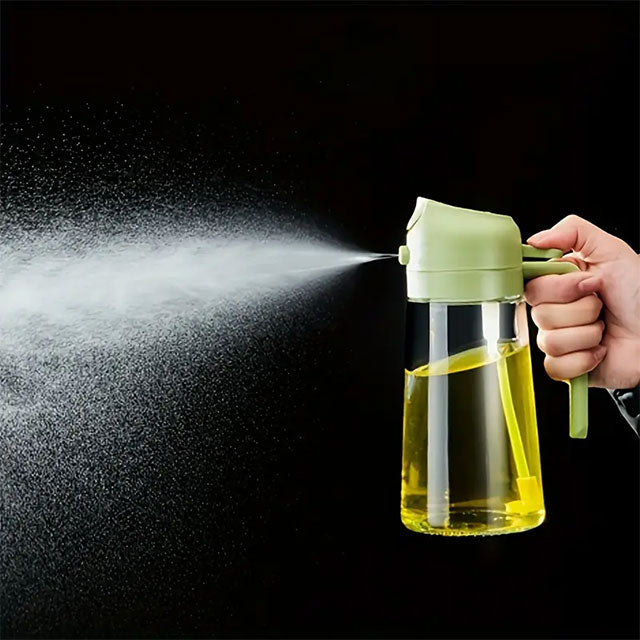 KitchenCraft Leak-Proof Bottle with Pour Spout – BPA-Free Plastic Dispenser for Oil, Vinegar, Sauce & Seasoning
