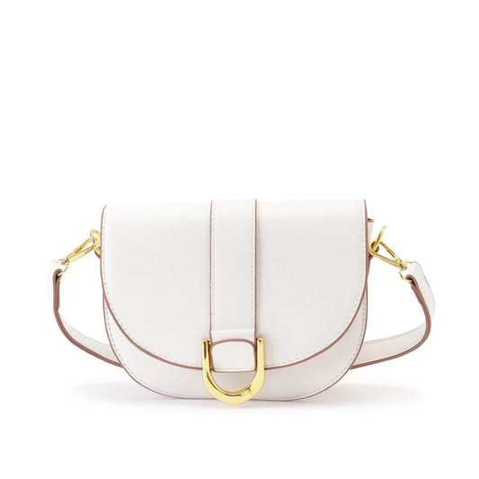 Ladies Half Moon Leather Shoulder Bag