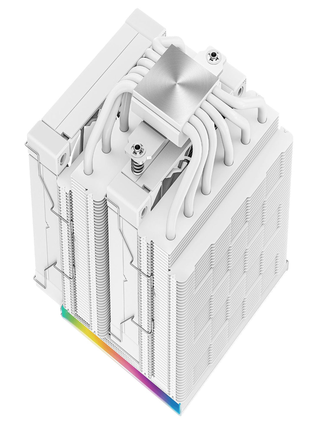 DeepCool AK620 Digital White Dual-Tower CPU Air Cooler with LCD Display | 260W TDP | Intel LGA 1700 & AMD