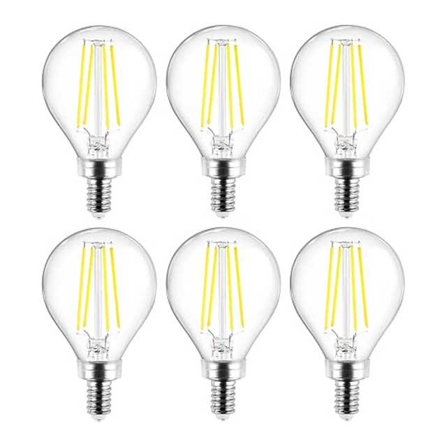 LED E14 Mini Globe Light Bulbs