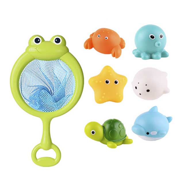 LED Light-Up Bath Toys for Babies – Cute Floating Animal Toys with Induction Lights for Kids’ Water Play
