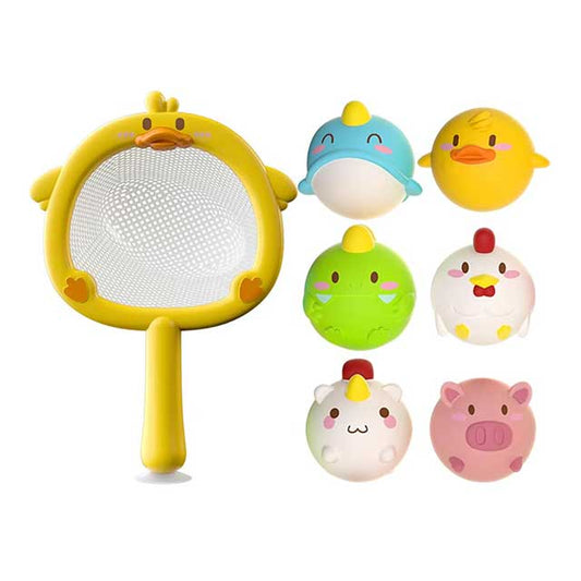 LED Light-Up Bath Toys for Babies – Cute Floating Animal Toys with Induction Lights for Kids’ Water Play