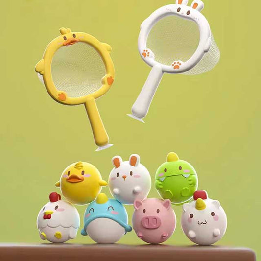 LED Light-Up Bath Toys for Babies – Cute Floating Animal Toys with Induction Lights for Kids’ Water Play