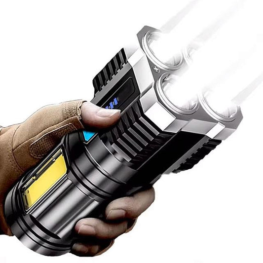 LED Mini Diving Flashlight – Rechargeable High Lumens, Long-Range & Powerful Torch for Camping