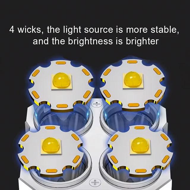 LED Mini Diving Flashlight – Rechargeable High Lumens, Long-Range & Powerful Torch for Camping