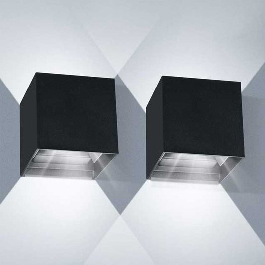 LEDMO LED Up & Down Outdoor Wall Lights – Modern Waterproof Exterior Sconce for Porch, Patio, Garden & Garage