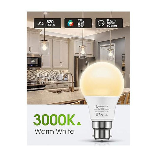 LOHAS B22 LED Bayonet Light Bulb Dimmable