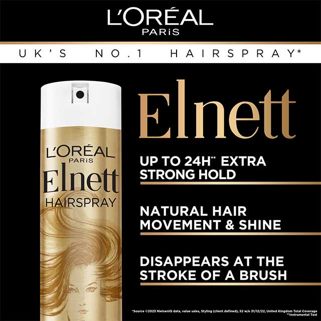 L’Oréal Paris Elnett Fragrance Free Hair Lacquer 300ml