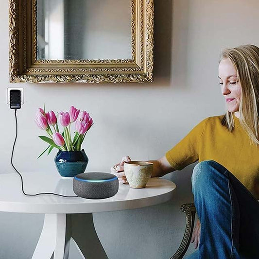 LSV 15W Charger Adapter 12V - Compatible for Amazon Alexa Echo Dot