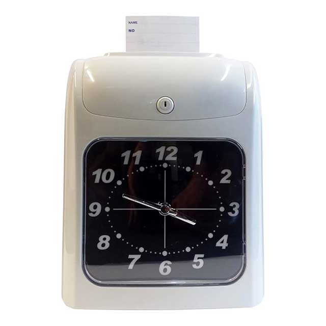 QuickClocks QC500N Time and Attendance Clocking Machine Starter Pack – Includes Cards & Card Rack