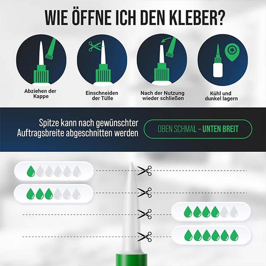 Langlauf Schuhbedarf® Shoe Glue Set - 20g Superglue &amp; 60g Kömmerling Kövulfix Record Adhesive for Durable Shoe Repairs