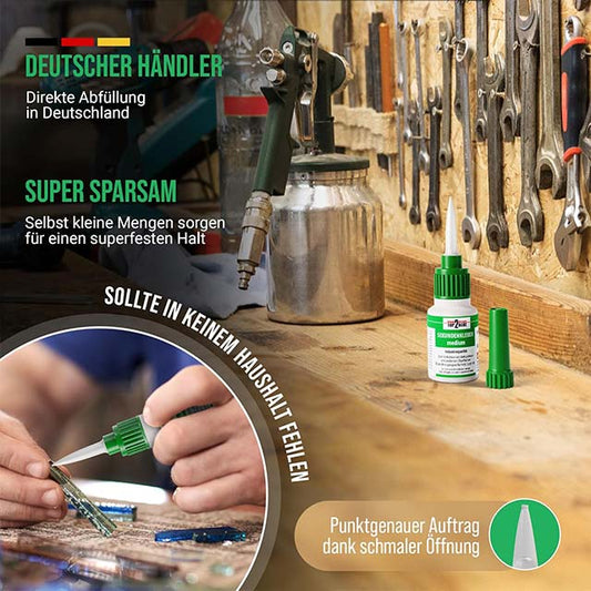 Langlauf Schuhbedarf® Shoe Glue Set - 20g Superglue &amp; 60g Kömmerling Kövulfix Record Adhesive for Durable Shoe Repairs