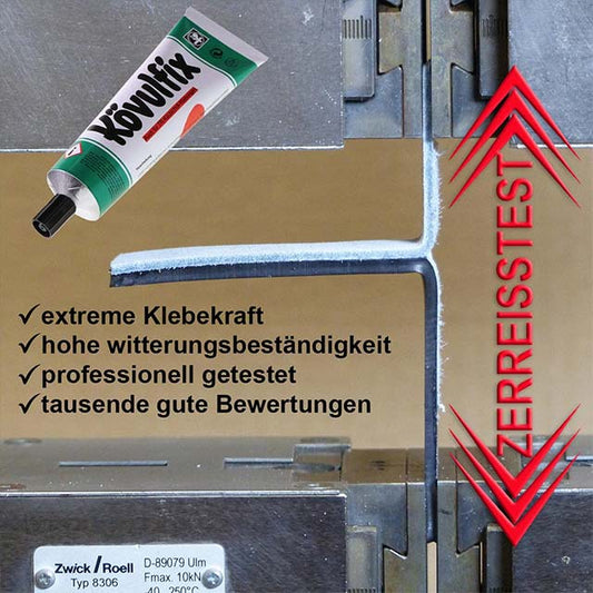 Langlauf Schuhbedarf® Shoe Glue Set - 20g Superglue &amp; 60g Kömmerling Kövulfix Record Adhesive for Durable Shoe Repairs