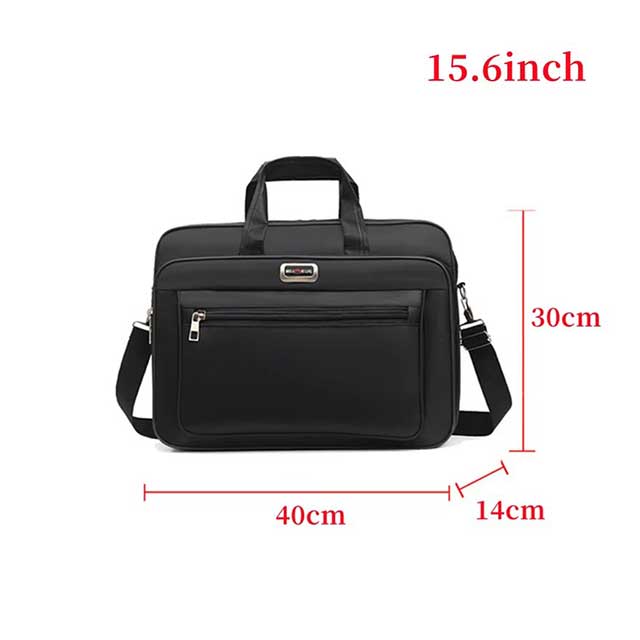 15.6–17 Inch Laptop Bag – Business Briefcase & Shoulder Messenger Bag for Office & Work Use
