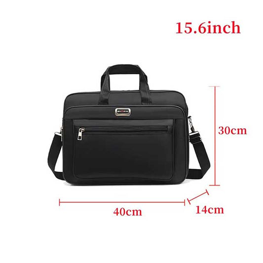 15.6–17 Inch Laptop Bag – Business Briefcase & Shoulder Messenger Bag for Office & Work Use