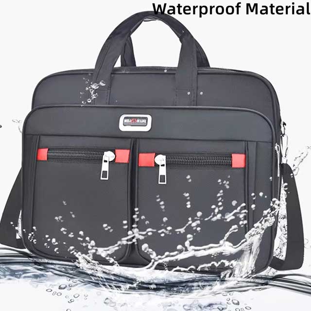 15.6–17 Inch Laptop Bag – Business Briefcase & Shoulder Messenger Bag for Office & Work Use
