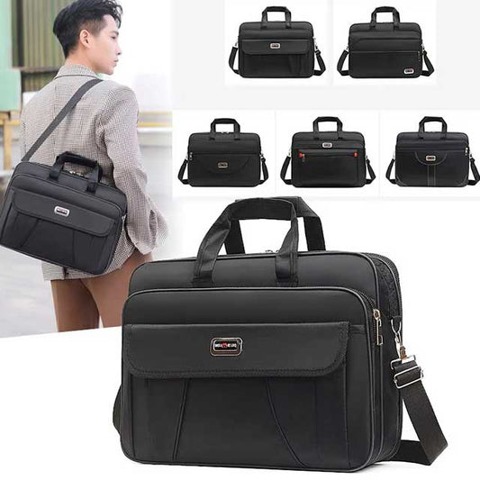 15.6–17 Inch Laptop Bag – Business Briefcase & Shoulder Messenger Bag for Office & Work Use