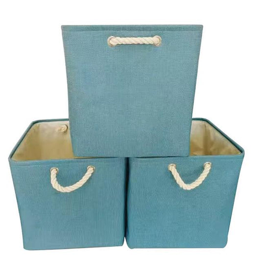 Large Capacity Foldable Linen Storage Basket – Laundry Hamper & Cloth Organizer