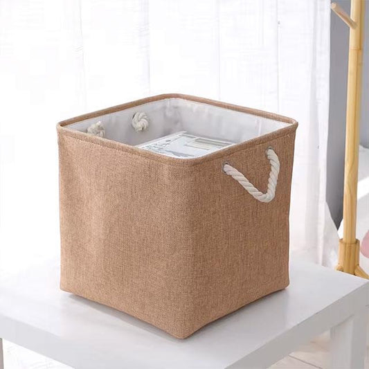 Large Capacity Foldable Linen Storage Basket – Laundry Hamper & Cloth Organizer