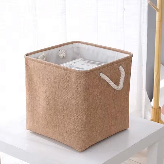 Large Capacity Foldable Linen Storage Basket – Laundry Hamper & Cloth Organizer