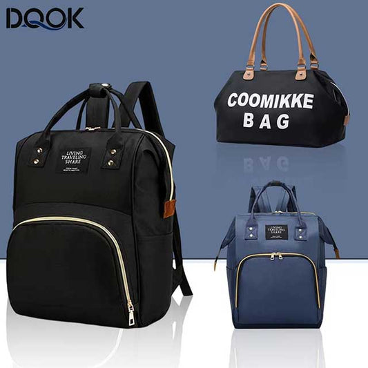 Large Capacity Mummy Backpack – Multi-Function Waterproof Diaper Bag for Baby Care & Outdoor Travel | Mom's Baby Bag