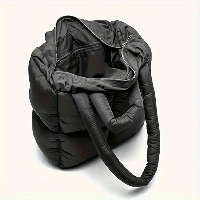 Large Capacity Quilted Tote Bag – Stylish Puffer Shoulder Bag for Women | Fashionable Handbag & Purse for Everyday Use