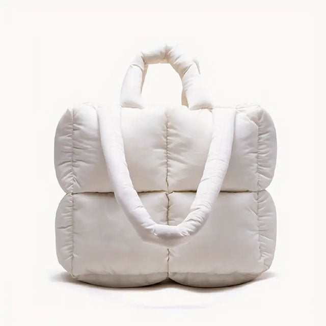 Quilted Tote Bag – Stylish Puffer Shoulder Bag for Women | Fashionable Handbag & Purse for Everyday Use