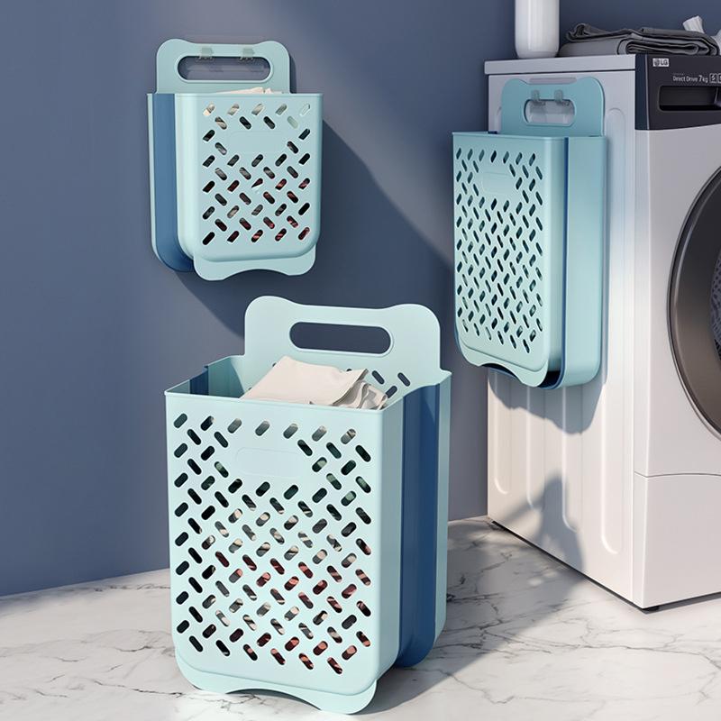 Large Portable Wall Hanger Laundry Basket