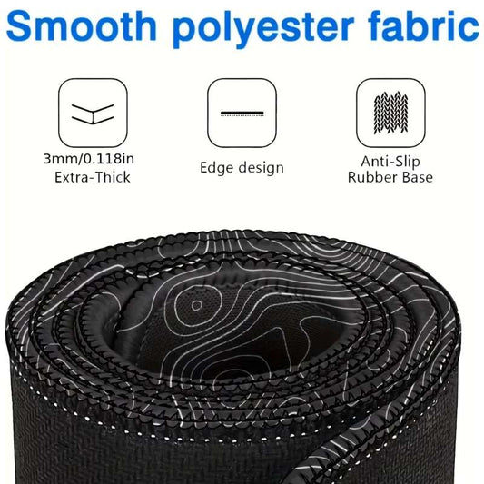 Large Extended Gaming Mouse Pad (800x300mm) – Extra-Wide Desk Mat with Reinforced Stitched Edges – Non-Slip Rubber Base Waterproof Mousepad – Ultra-Smooth Surface for Gamers & Office Work